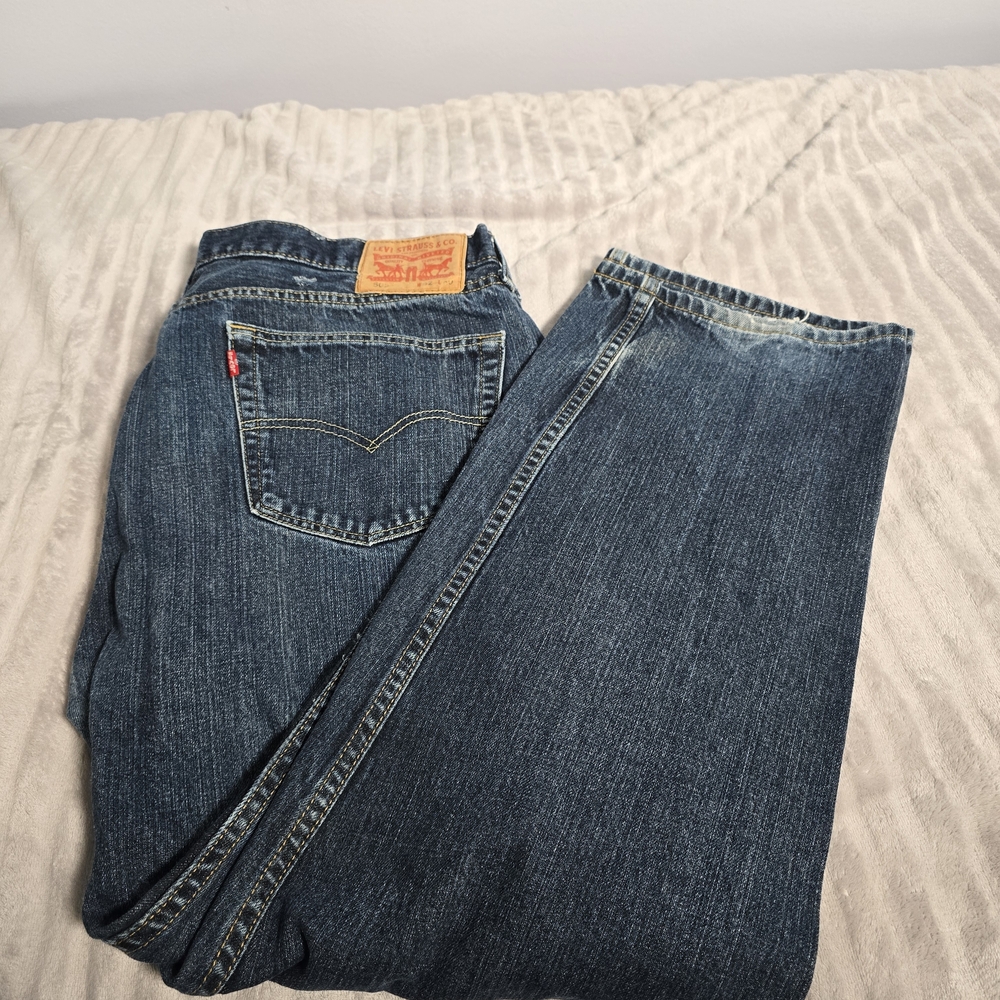 Levi's‎ 505 regular straight Jeans Mens 42x30 blue Denim. 069